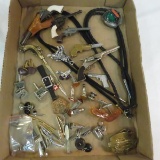 Men's accessories, bolo, firearm miniatures