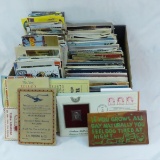 Vintage postcards and ephemera