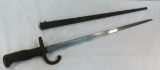Bayonet w/Scabbard for pre-WWI French Lebel Rifle