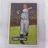 1951 Bowman Tommy Henrich baseball card