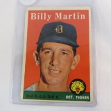 1958 Topps Billy Martin baseball card