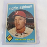 1959 Topps Richie Ashburn baseball card