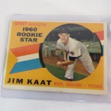 1960 Topps Jim Kaat rookie baseball card