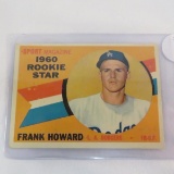 1960 Topps Frank Howard rookie star baseball card
