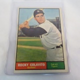 1961 Topps Rocky Colavito baseball card