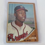 1962 Topps Hank Aaron baseball card