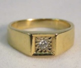 14k Gold and Diamond Ring 4.22g