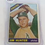 1965 Jim Hunter baseball card second year