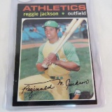 1971 Topps Reggie Jackson baseball card