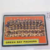 1962 Topps Green Bay Packers team football card