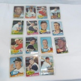 15 1965 Topps baseball cards 6 rare high numbers