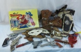 Vintage cap guns & holsters Real Texan outfit
