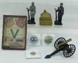 Civil War collectibles & WWI hand held game