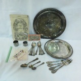 GAR Spoons, silverplate, trays and more