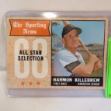 1968 Topps Harmon Killebrew baseball card