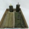 2 Vietnam Rifle cleaning kits and oil cans