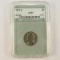 1942 S Silver Jefferson War Nickel AU55