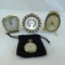 15 Jewel Pocket Watch & 3 Small Clocks