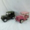 Tonka Toys Pink Jeep & Military Jeep