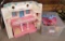 2 doll houses with all accessories shown