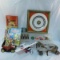 Vintage toys & games Frisbee with box, etc