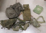 US Military Duffle bag & misc
