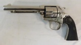 Colt Bisley Model SAA .32WCF Revolver- Nickel