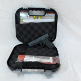 Glock G-42 .380 auto pistol, 2 mags, case & lock