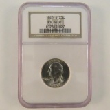 1946 S Washington Quarter NGC Graded MS66 W