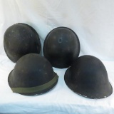 4 1950's European Helmet shells