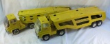 2 Vintage Tonka car carriers