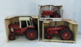 3 Ertl tractors with boxes McCormick WD9