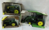 3 Ertl John Deere tractors with boxes 2755 utility