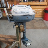 Vintage Evinrude Yachtwin outboard motor