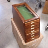 Drawers With Glass Display Top