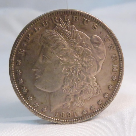 1891 Morgan Silver Dollar