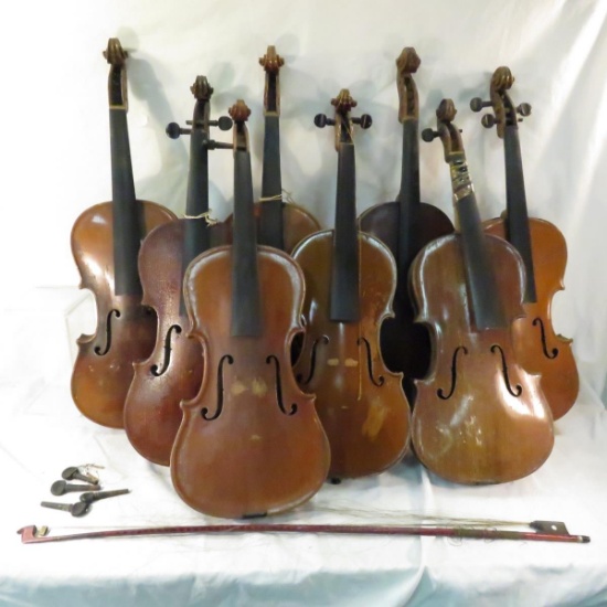 8 violins- need some parts or repair