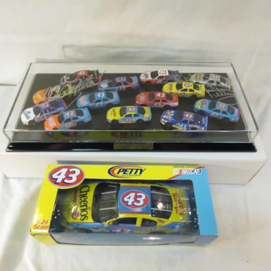 Richard Petty signed General Mills car display