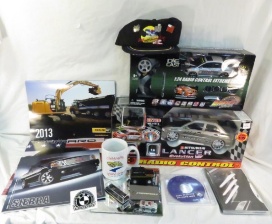 2 RC Cars NIB, advertising pamphlets and pieces