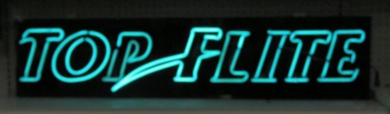 TOP FLITE Neon Sign  works 48x11x4"