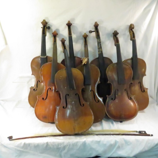 8 violins- need some parts or repair