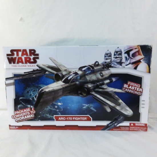 Star Wars The Clone Wars ARC-170 Fighter NIB