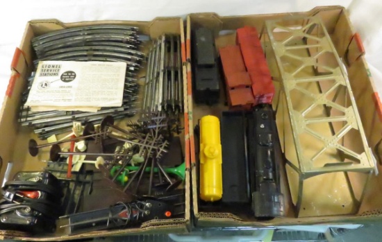 Vintage Lionel trains, track, transformer