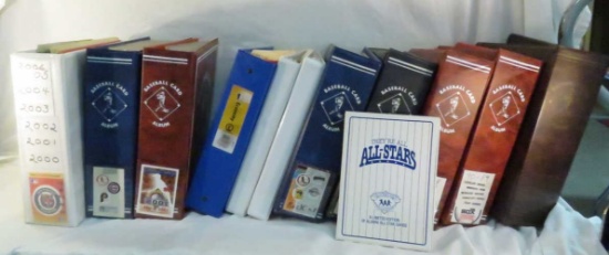 11 Binders Full of 1980-2000's Baseball Cards