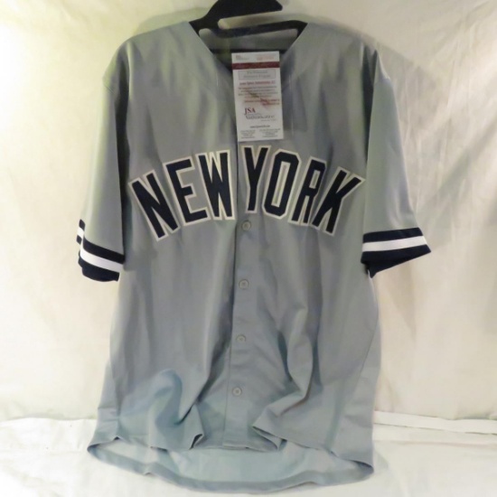 Bobby Richardson signed New York jersey JSA COA