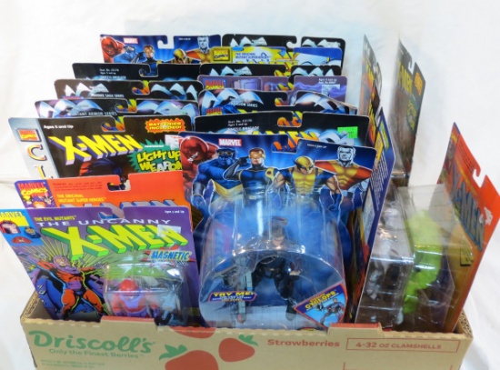 X-Men action figures NIP