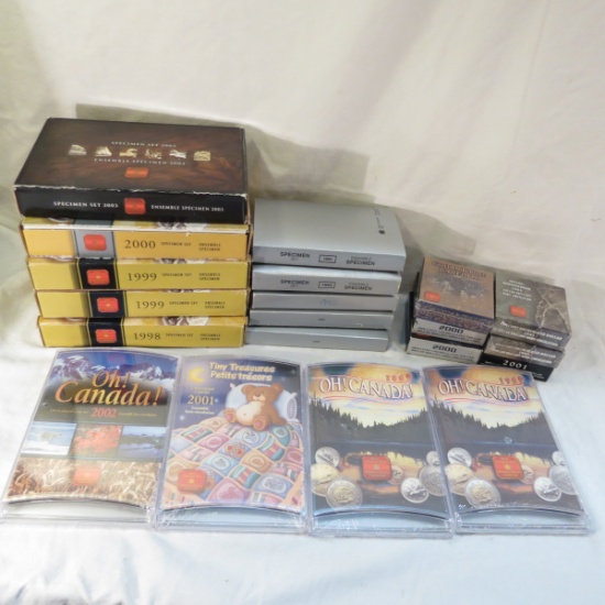 Canadian Mint Coin Sets 1988-2003