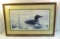 Framed Loon Art Print by Fernandez 2004