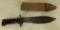 1910 Bolo Knife used in WWI and WWII