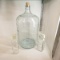 Vintage 5 Gallon Glass Water Bottle & 2 bottles